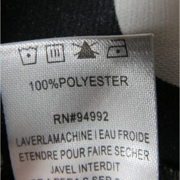 Women's Black And White Polka Dot Ruffled Bow Blouse Size XL - Picture 3 of 7